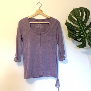 [aerie] button front top